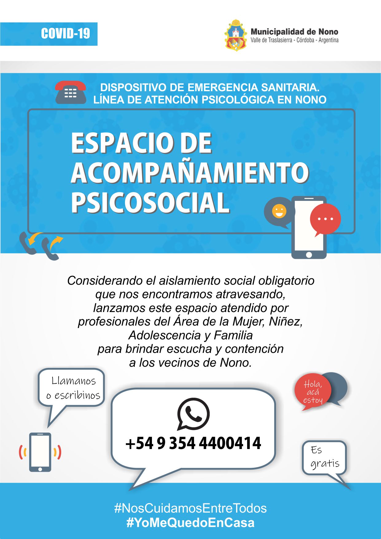 comunicado psicologia