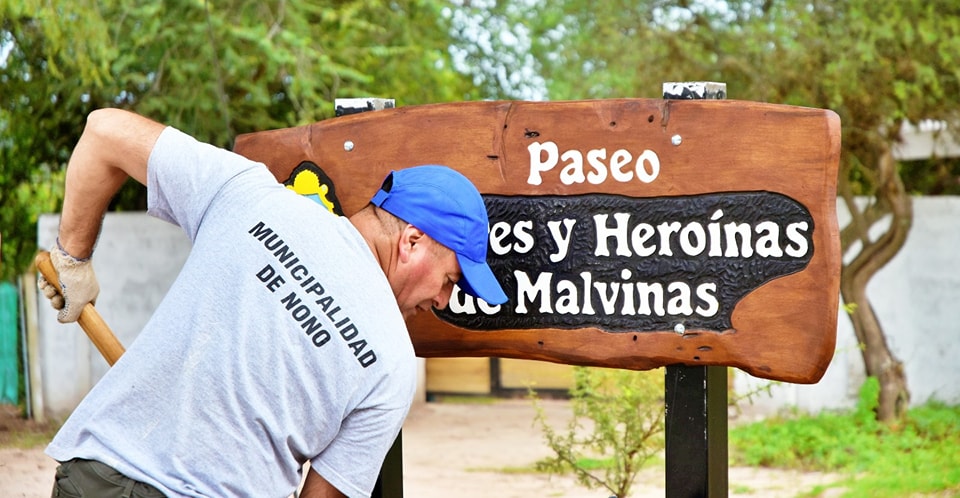 Paseo heroes Malvinas