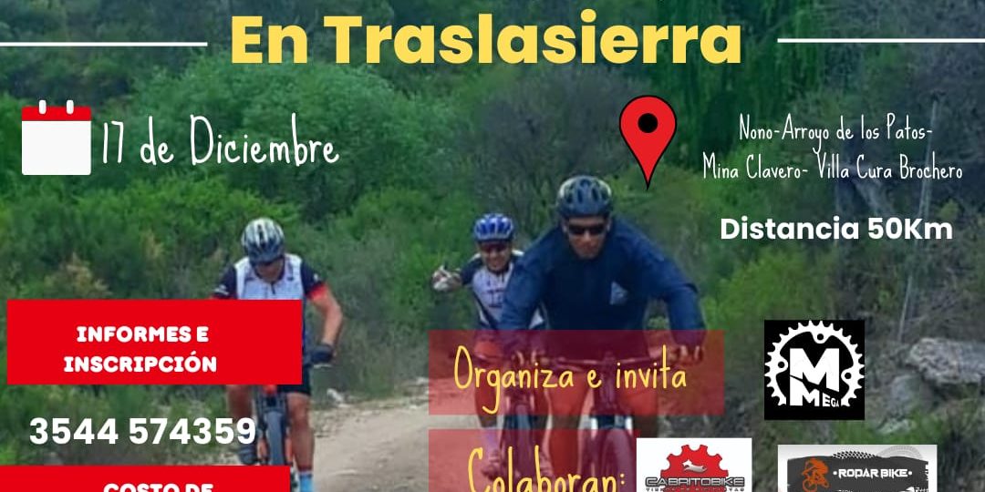 cicloturismo en traslasierra