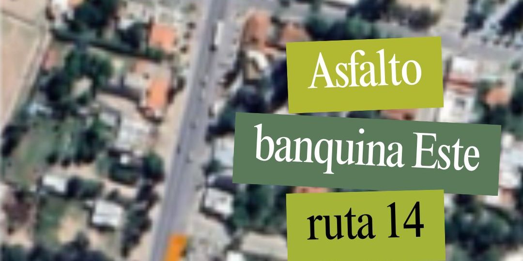 banquina Este ruta