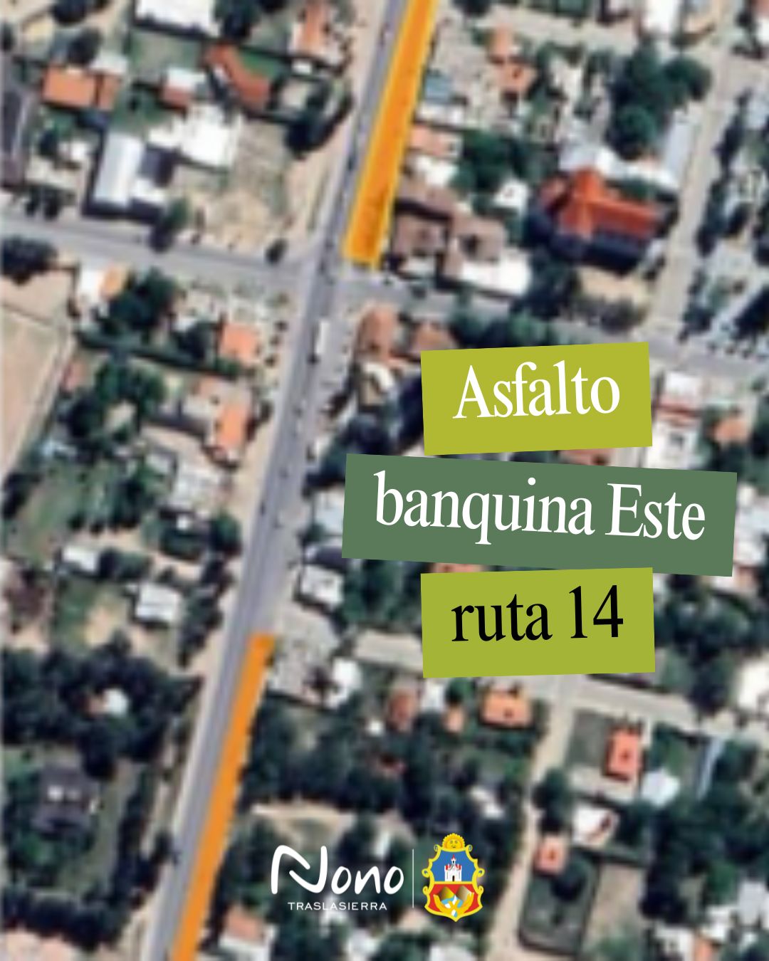banquina Este ruta